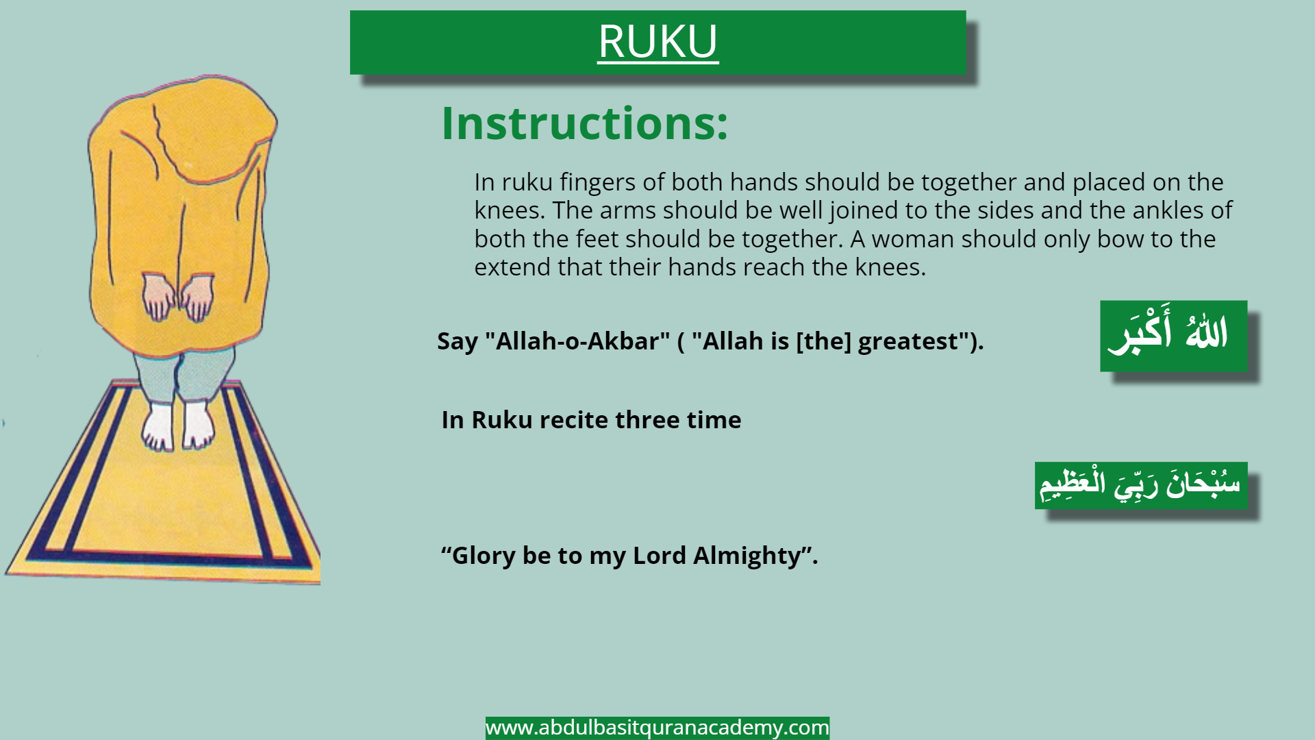Women's Method Of Performing Salah